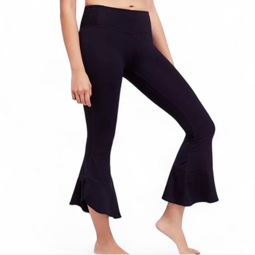 FREE People Movement Flared Black Leggings
